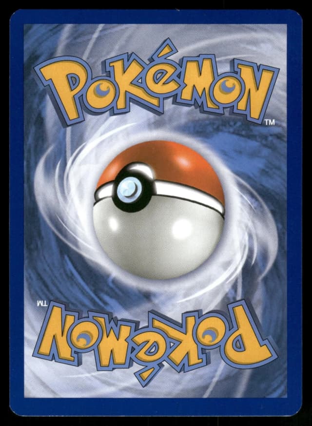 Lightly Played condition Pokemon card example showing minor edge wear and a faint corner flaw
