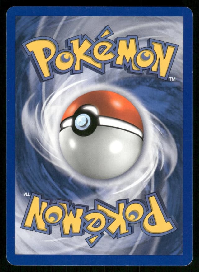 Moderately Played condition Pokemon card example showing visible corner rounding and surface scuffing