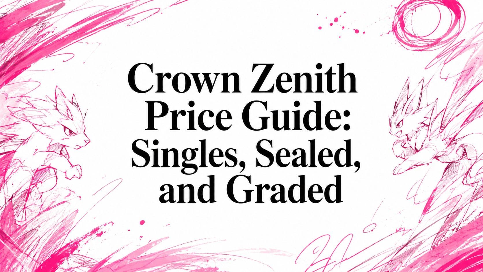Crown Zenith Price Guide: Singles, Sealed, and Graded