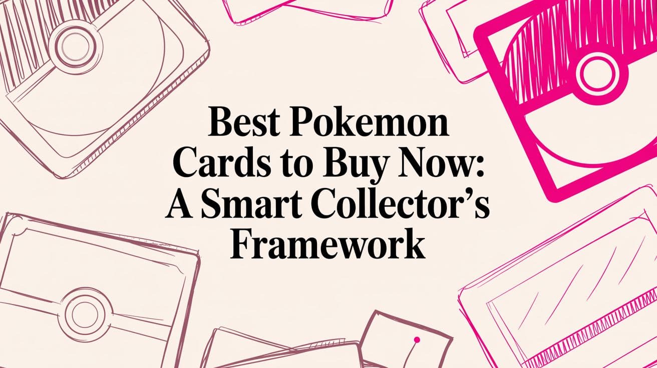 Best Pokemon Cards to Buy Now: A Smart Collector's Framework