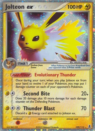 Jolteon EX Pokemon Delta Species