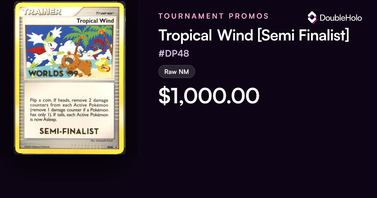 Tropical Wind [Semi Finalist] - Tournament Promos #DP48 | DOUBLE HOLO